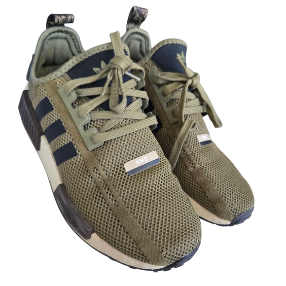 Adidas Mens Olive Green NMD Sneakers EUC - Picture 3 of 16
